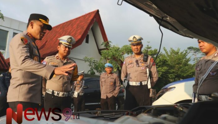 Kapolresta Banyuwangi Cek Ranmor Dinas Lantas