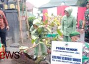 Pangdam V/Brawijaya Bersama Ketua Persit KCK Kunjungi Kodim 0821 Lumajang dan Tanam Pohon Buah