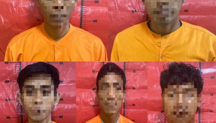 Marengan Laok, 5 Pelaku Judi Domino Ditangkap Polisi