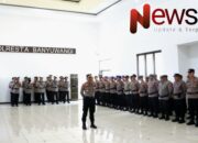 Kapolresta Banyuwangi Pimpin Sertijab Wakapolresta, Kabag, Kasat dan Kapolsek