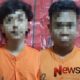 Foto: Dua pemuda, KUR (20), warga Dusun Ngomber, Desa Laok Jang-Jang, Arjasa, dan MFQ (24), warga Jalan KH Wahid Hasyim, Kelurahan Bangselok. @by_News9.id