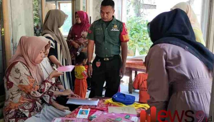 Sinergi Babinsa dan Bidan Desa Wates Kulon Tingkatkan Monitoring Kesehatan Balita di Dusun Curah Kates
