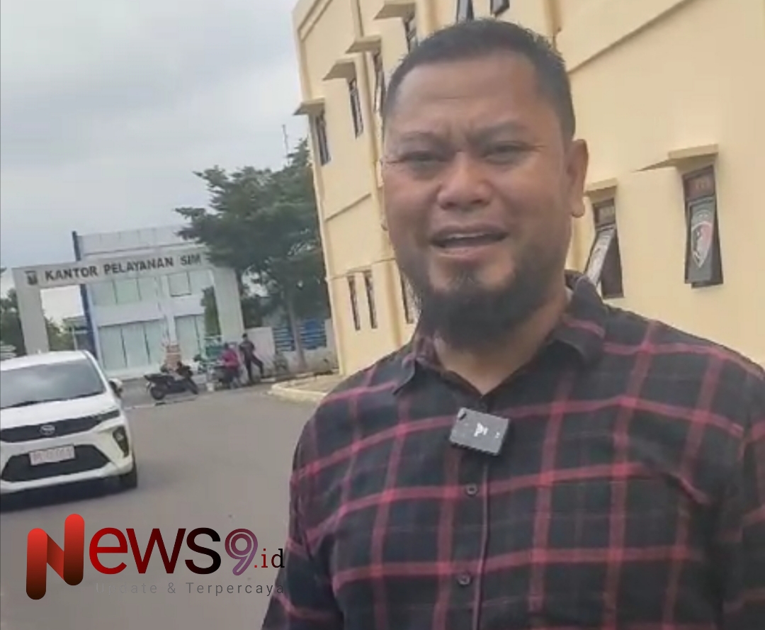 Foto: Ainur Rahman, pelapor kasus Bantuan Stimulan Perumahan Swadaya (BSPS) di Kabupaten Sumenep, @by_News9.id