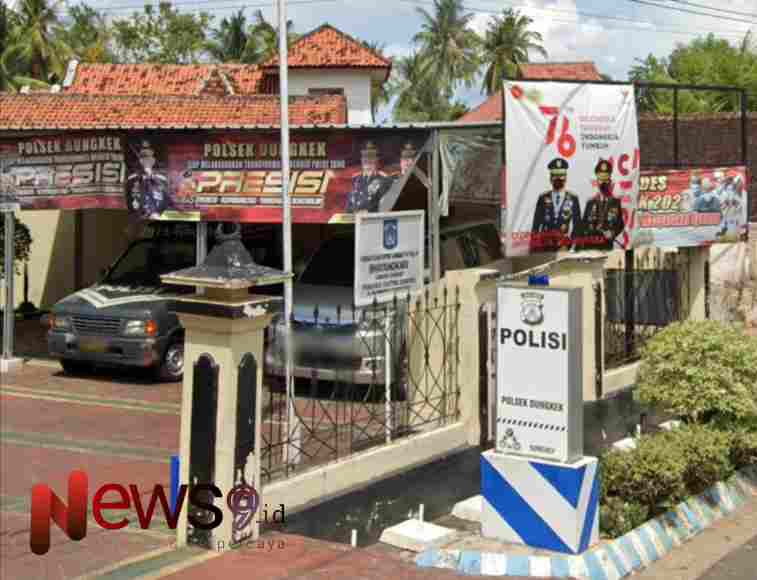Foto: Kantor Polisi Sektor (Polsek) Dungkek, Kabupaten Sumenep. @by_News9.id