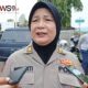 Foto: Plt Humas Polres Sumenep, AKP Widiarti S, saat diwawancarai wartawan di depan pendopo Sumenep, @by_News9.id