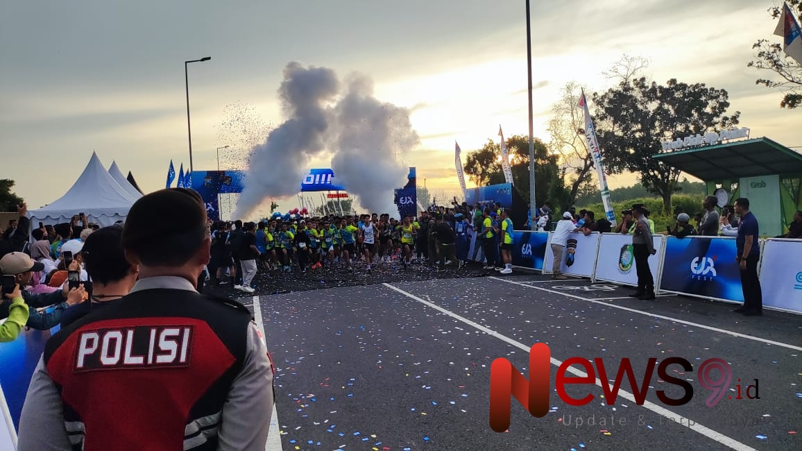 Foto: Event olahraga tahunan, East Java Running Fest 2025 (EJRF), @by_News9.id