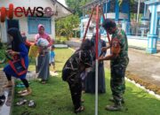 Monitoring Posyandu, Kolaborasi Babinsa dan Bidan Desa Kalijeruk Jaga Kesehatan Anak Sejak Dini 