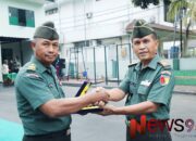 Kodim 0821/Lumajang Gelar Upacara Bendera dan Laporan MPP Peltu Suwanto