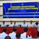 Foto: Kepala Lembaga Pemasyarakatan (Kalapas) Kelas IIA Banyuwangi, Mochamad Mukaffi memimpin rapat dinas perdana. @by_News9.id