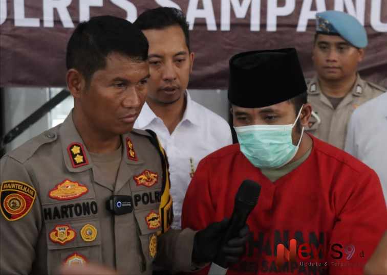 Foto: Terduga H (38), diringkus oleh tim Opsnal Polres Sampang di Terminal Kabupaten Probolinggo, @by_News9.id