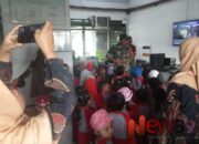 Mengenal Lebih Dekat Dengan TNI, Paud KB Dewi Sartika Kunjungi Koramil Sukodono 
