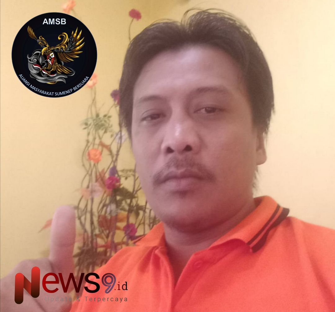 Foto: Ketua Aliansi Masyarakat Sumenep Bersuara (AMSB), Junaidi Juna. @by_News9.id