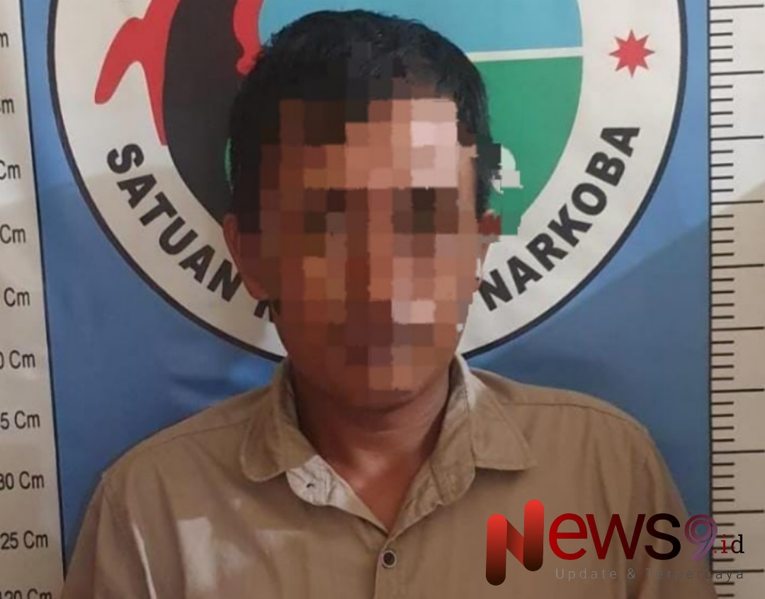 Foto: Riyanto (37), yang merupakan DPO (Daftar Pencarian Orang) dalam kasus narkoba. @by_News9.id