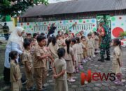 Upaya Humanis Babinsa Menijo dalam Membina Cinta Tanah Air kepada Siswa TK Dharma Wanita Ranuyoso