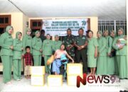 Persit KCK Cabang XXXV Kodim 0821 Lumajang Gelar Anjangsana dan Bhakti Sosial