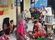 Monitoring Posyandu Kamboja: Babinsa Wotgalih Perkuat Layanan Kesehatan Balita