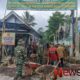 Foto: Pra TNI Manunggal Membangun Desa (TMMD) ke-123 dengan fokus pada pelebaran badan jalan. @by_News9.id