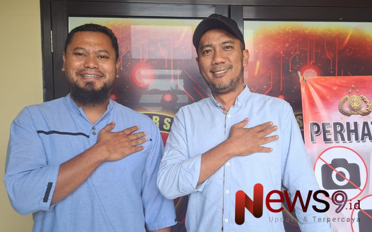 Foto: Ainur Rahman, aktivis sekaligus Tiktoker Sumenep bersama Faldy Aditya, Pimred Suara Madura. @by_News9.id