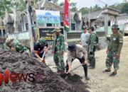 Sinergitas TNI-Polri dalam TMMD ke-123, Polres Lumajang Dukung Pembangunan di Desa Burno