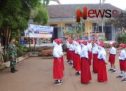 TNI Didik Generasi Muda: Satgas TMMD ke-123 Gelar Upacara dan Latihan Baris-Berbaris