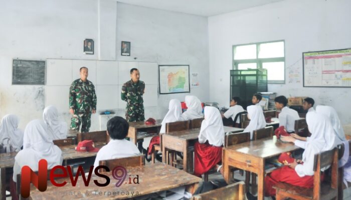 Satgas TMMD Kodim 0821/Lumajang Tanamkan Nilai-Nilai Kejuangan di SDN 03 Burno