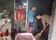Satgas TMMD ke-123 Kodim 0821/Lumajang Bantu Perbaiki Rumah Warga di Desa Burno