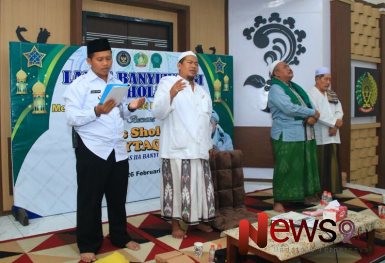 Foto: Lembaga Pemasyarakatan (Lapas) Kelas IIA Banyuwangi saat menggelar kegiatan bersholawat, @by_News9.id