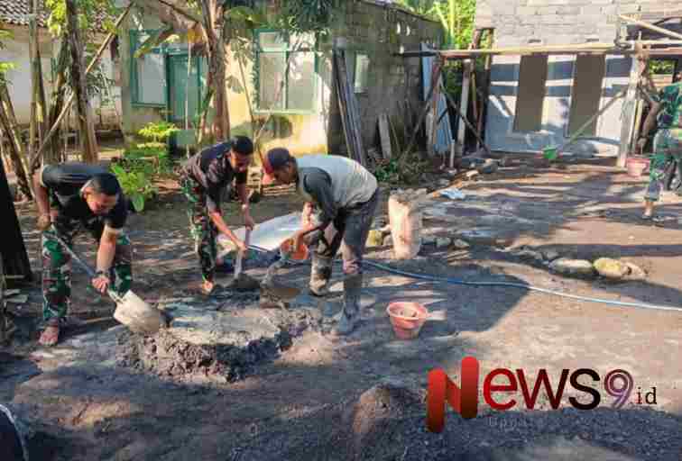 Foto: Percepatan proses rehabilitasi Rumah Tidak Layak Huni (RTLH) di wilayah sasaran. @by_News9.id