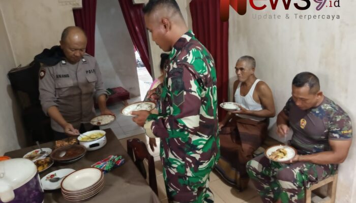 Kebersamaan Satgas TMMD ke-123: Makan Bersama Warga di Dusun Mlambing