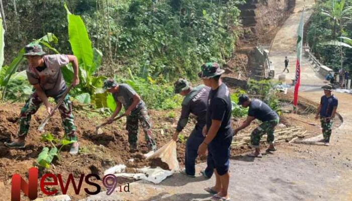 Satgas TMMD ke-123 Kodim 0821/Lumajang Perkuat Infrastruktur di Desa Burno