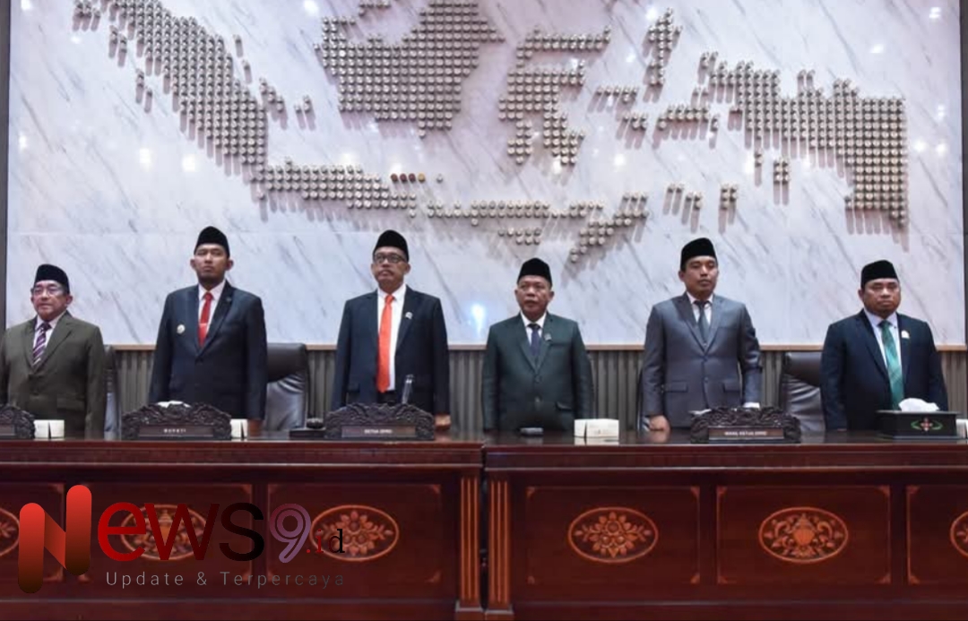 Foto: Rapat Paripurna Bupati Sumenep, Dr. H. Achmad Fauzi Wongsojudo dengan DRPD setempat. @by_News9.id