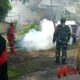 Foto: Koptu Subaeri, turut mendampingi kegiatan fogging. @by_News9.id