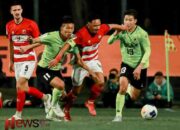 Madura United Tahan Imbang Tainan City FC, Laga Hidup Mati Menanti di Gresik