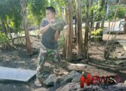 Pengabdian Tanpa Batas, Satgas TMMD Ke-123 Tetap Semangat Renovasi RTLH di Bulan Puasa