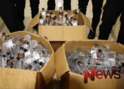 Polres Sumenep Amankan 271 Botol Miras Ilegal