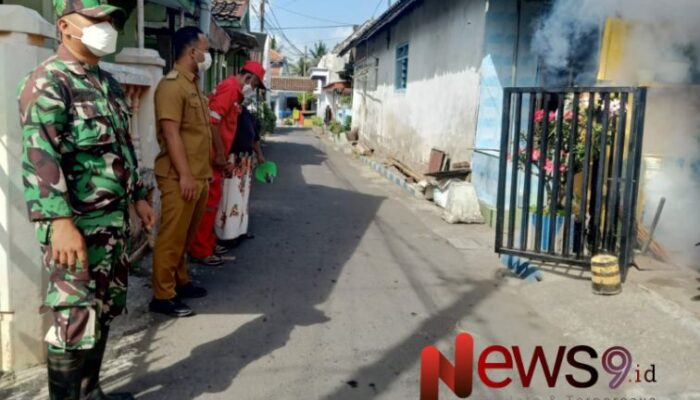 Serda M. Mu’ali Kawal Fogging di Jogoyudan, Warga Diminta Waspada DBD