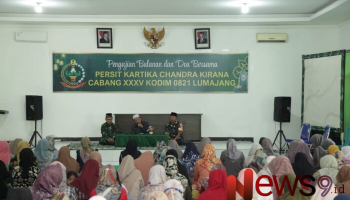 Persit KCK Cabang XXXV Kodim 0821/Lumajang Gelar Pengajian Rutin untuk Perkuat Iman dan Kebersamaan