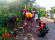 Semangat Bulan Ramadan Tak Menghalangi Babinsa Alun-Alun dan Warga Laksanakan Jumat Bersih