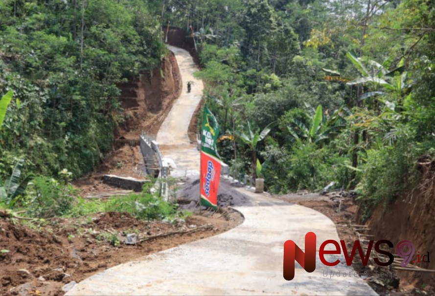 Foto: Sarana penting yang akan meningkatkan aksesibilitas dan mobilitas masyarakat setempat. @by_News9.id