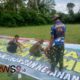 Foto: Pemasangan banner resmi penutupan TMMD di Dusun Tugu, Desa Burno, Kecamatan Senduro, @by_News9.id