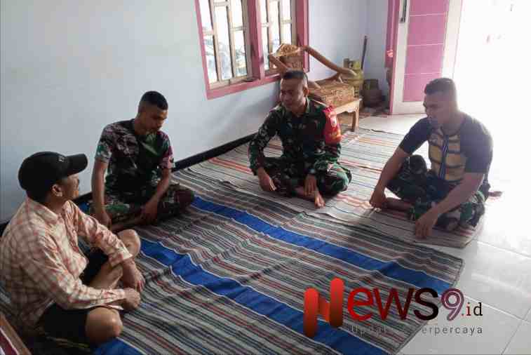 Foto: Silaturahmi ke rumah-rumah warga sebagai bentuk pamitan. @by_News9.id