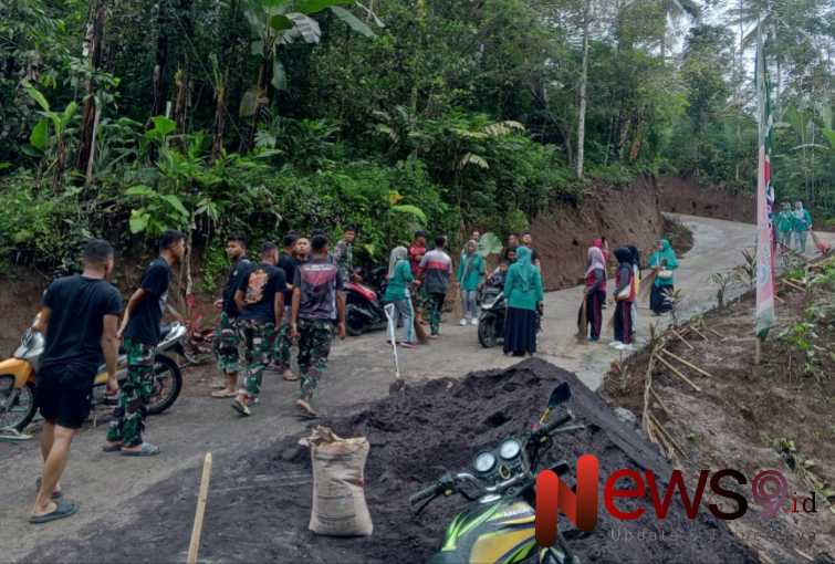 Foto: Menjelang penutupan program TNI Manunggal Membangun Desa (TMMD) ke-123. @by_News9.id