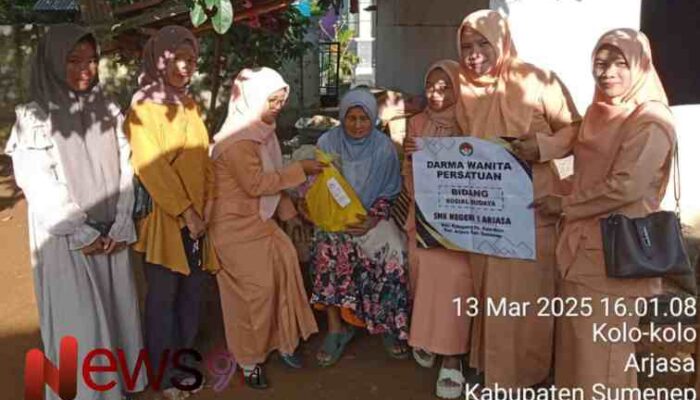 Semangat Berbagi di Bulan Ramadan, SMKN 1 Arjasa Gelar Aksi Sosial untuk Warga Sekitar