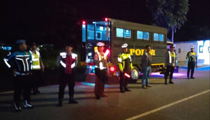 Jaga Keamanan Selama Ramadhan, Polres Sumenep Lakukan Patroli Saur