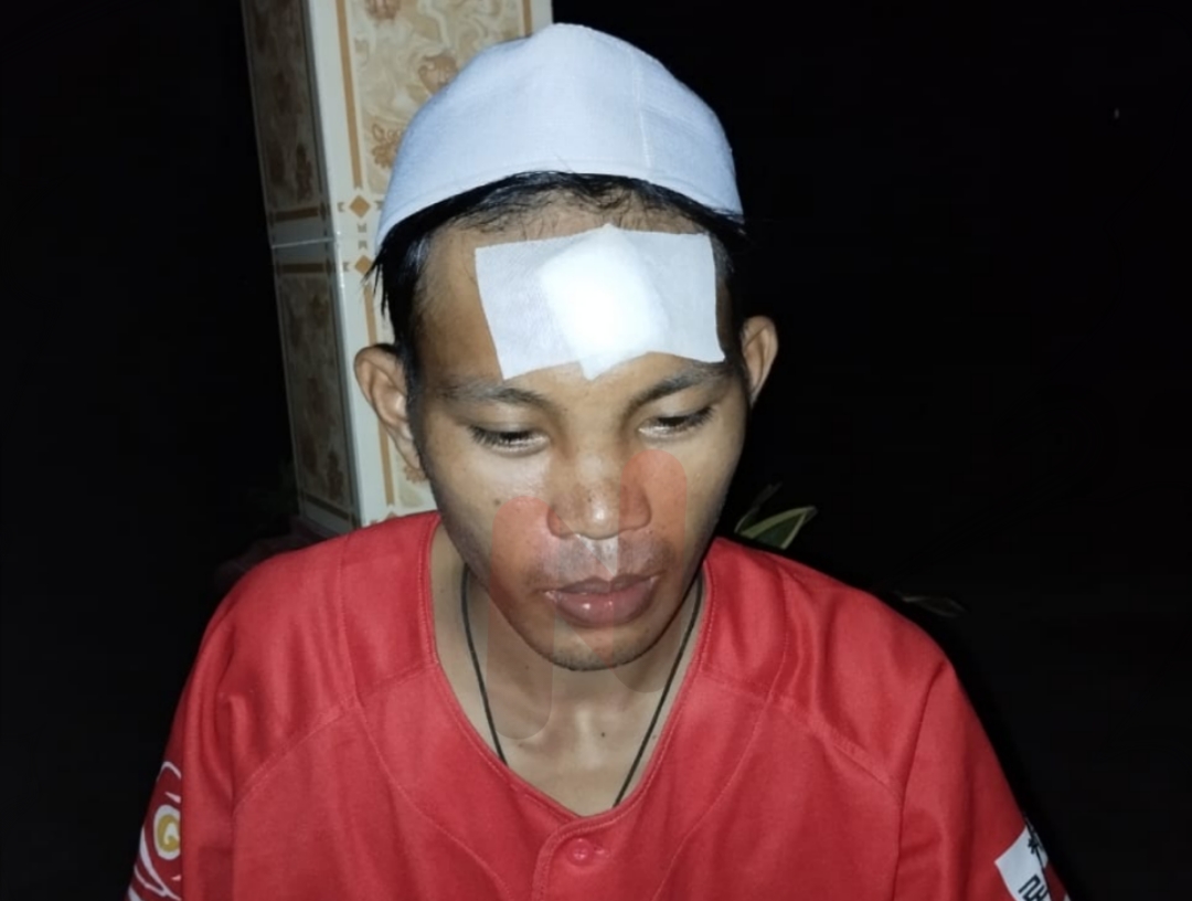 Foto: Wandi Sutomo, korban dugaan pembacokan. @by_News9.id
