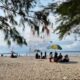 Foto: Keindahan Pantai Salam di Pulau Saebus, wisata eksotis dengan harga terjangkau. @by_News9.id