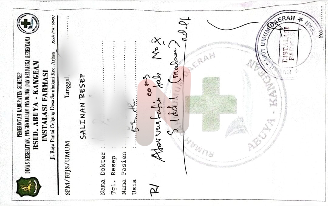 obat-obatan penting yang telah diresepkan oleh dokter RSUD Abuya. @by_News9.id