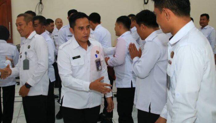 Lapas Banyuwangi Ikuti Apel Pagi Bersama dan Halal Bihalal Jajaran Kemenko Kumham Imipas