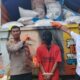 Foto: Kapolres AKBP Hartono, Kasat Reskrim Syafril, Kanit muammar dan Truck pengangkut pupuk subsidi dan supir usai di amankan Polres Sampang. @by_News9.id