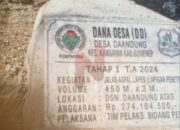 Diduga Manipulasi Proyek Jalan, Kades Daandung Dituding Korupsi Dana Desa
